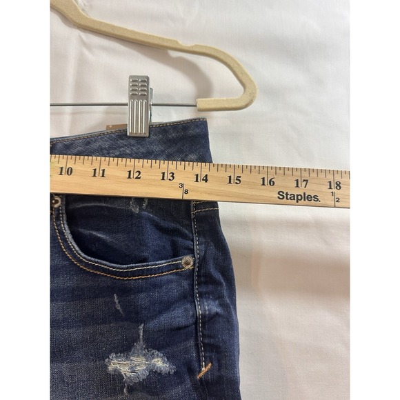 American‎ Eagle Womens Size 8 Super Stretch Hi-Rise Shortie Rolled Leg Shorts - Picture 11 of 11